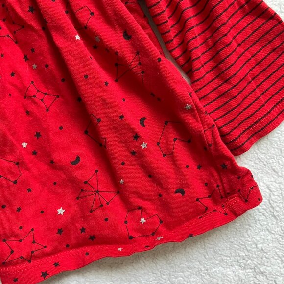 First Impressions Baby Dress 12M | EUC Tunic Red Navy Stripes Stars - Picture 8 of 14